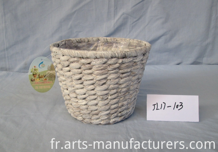 tissage panier de fleurs weaving flower basket